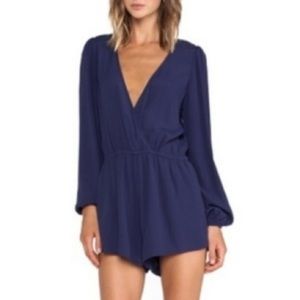 Lovers and Friends Navy Romper Size Small